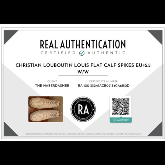 Christian Louboutin Louis Flat Calf Spikes EU 45.5 - Picture 12 of 12